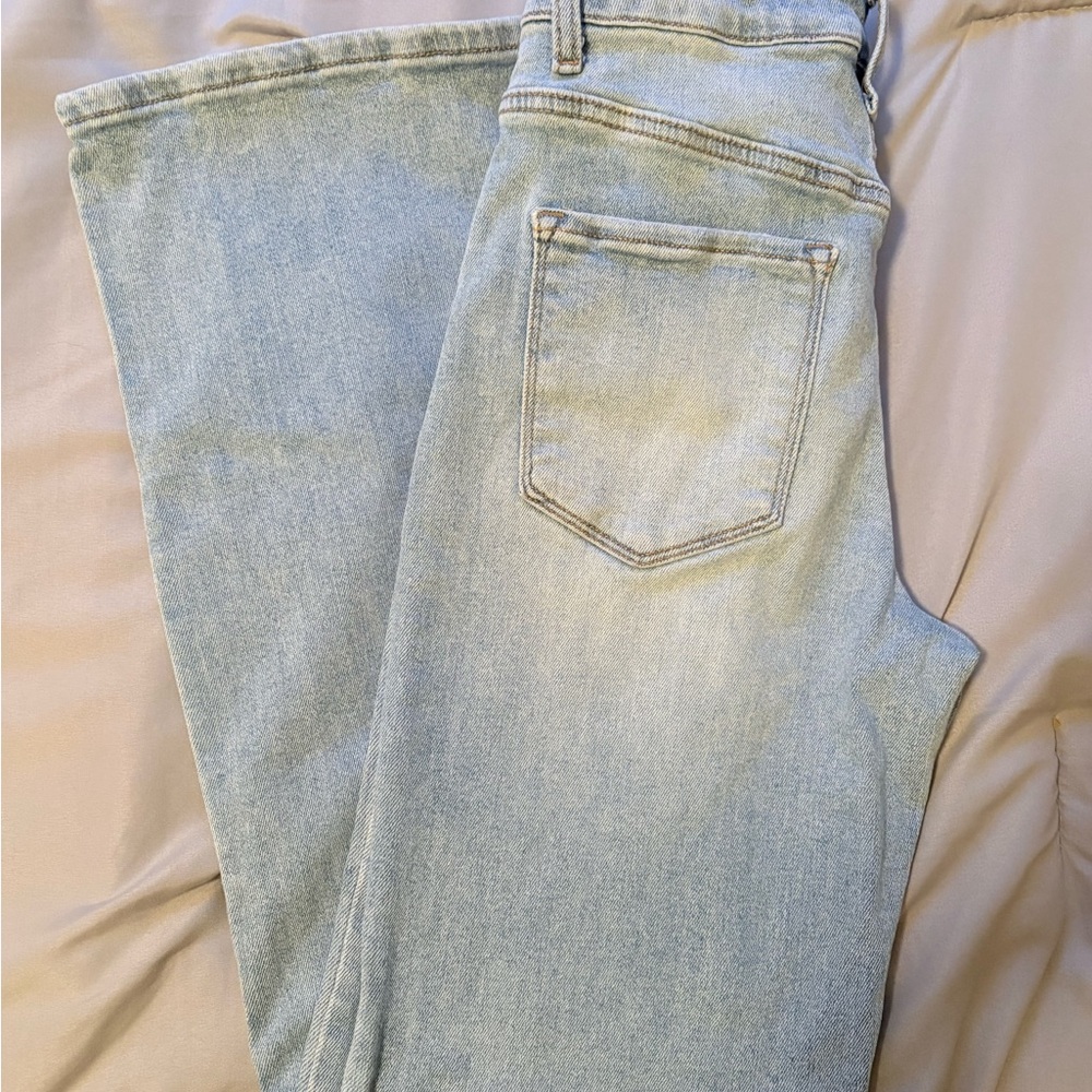 VERVET BY FLYING MONKEY Sky Blue Boot Cut Jeans 26 Leslie vintage flare